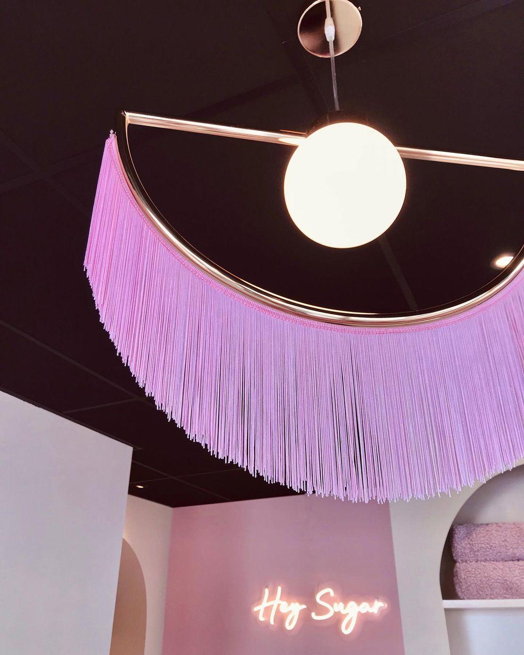 Sirove Pendant Lamp Fabric Fringe Globe Retro Bohemian-Neutral Decor