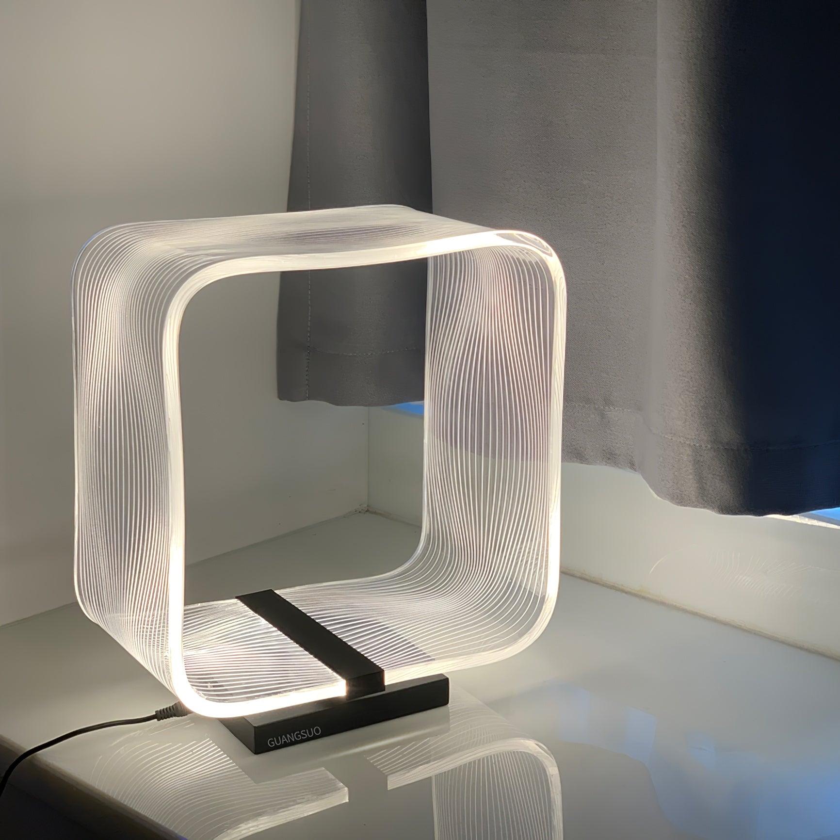 Flux Industrial Table Lamp-Neutral Decor