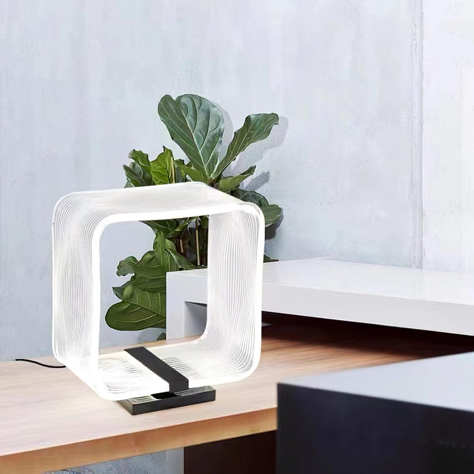 Flux Industrial Table Lamp-Neutral Decor