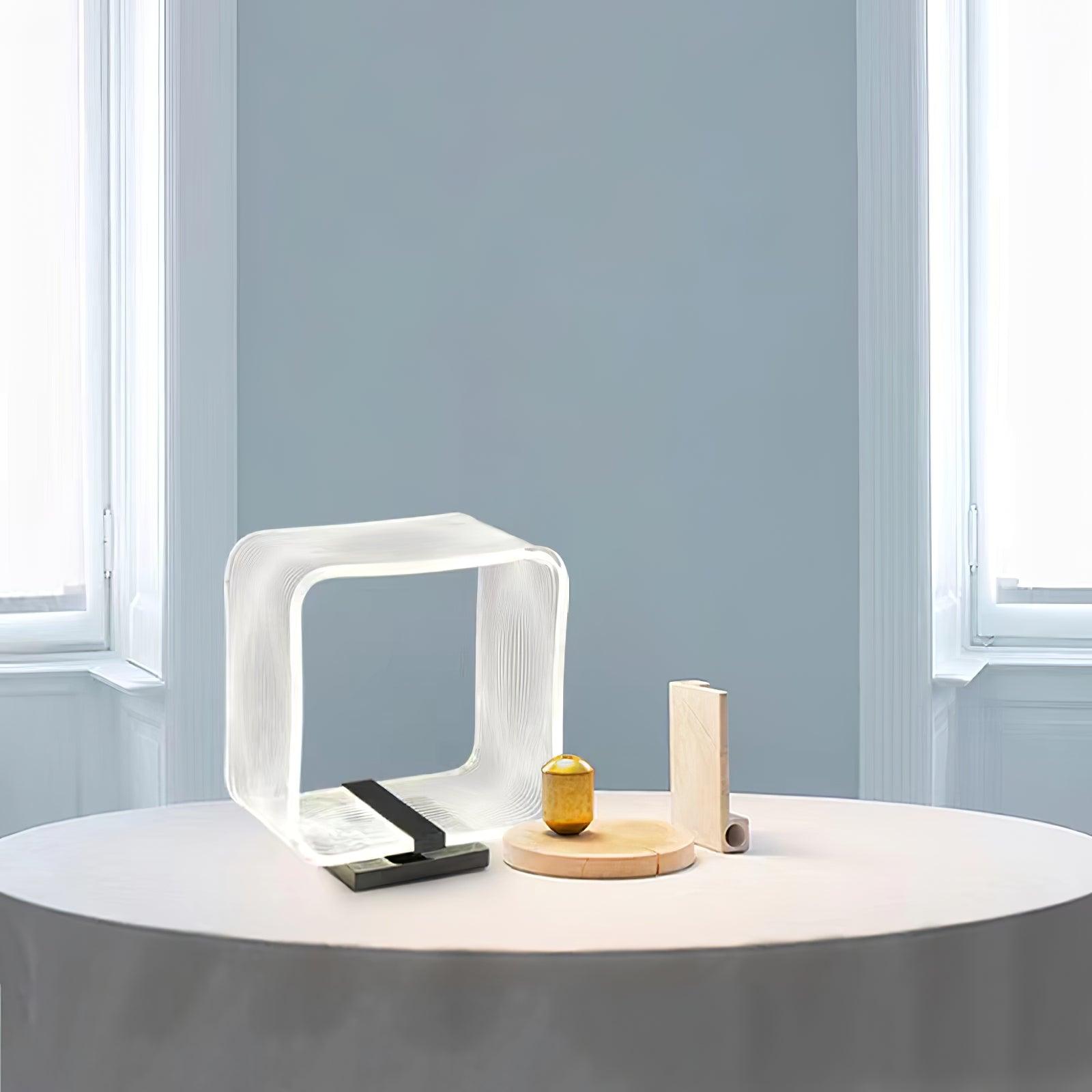 Flux Industrial Table Lamp-Neutral Decor