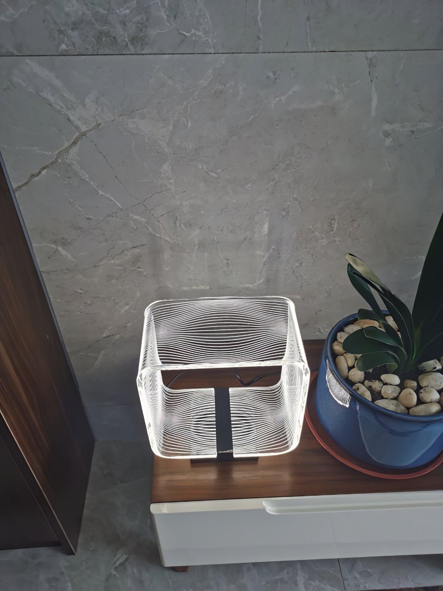 Flux Industrial Table Lamp-Neutral Decor
