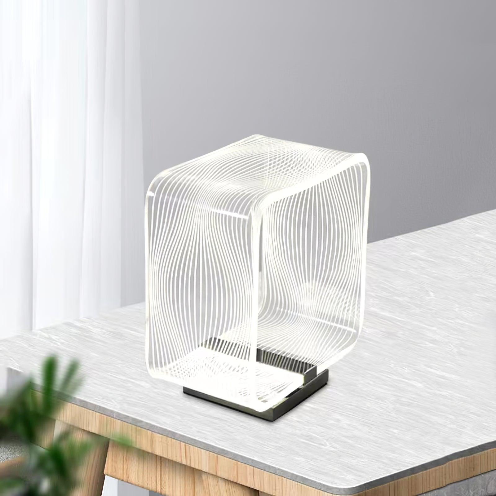 Flux Industrial Table Lamp-Neutral Decor