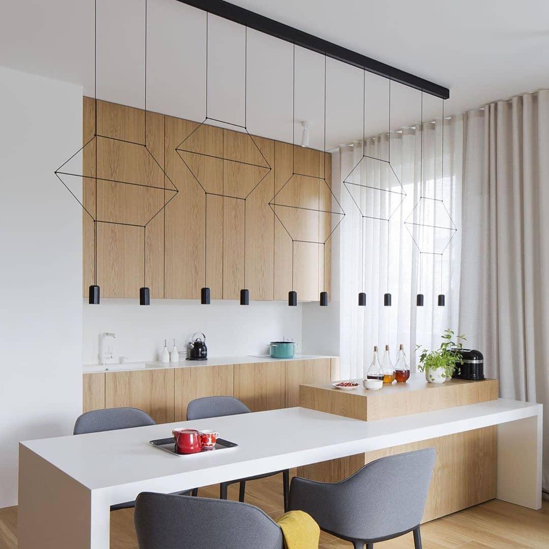 Lunarie Acrylic & Plastic Pendant Light-Neutral Decor