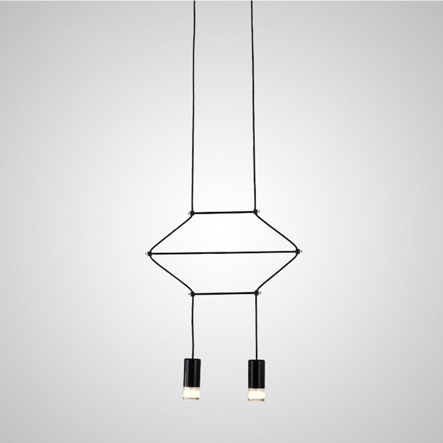 Lunarie Acrylic & Plastic Pendant Light-Neutral Decor