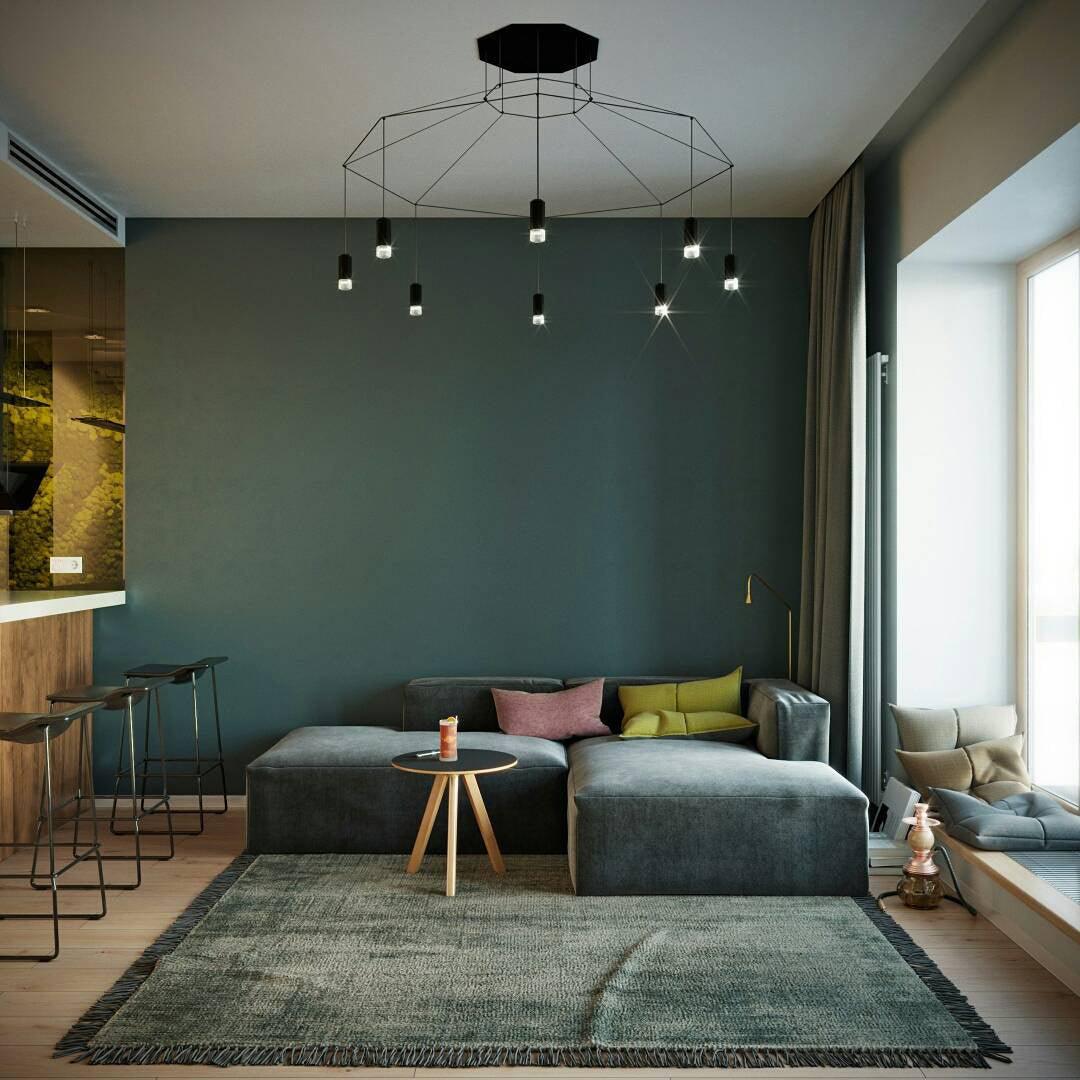 Bovena Pendant Lamp Geometric Wire Black LED-Neutral Decor