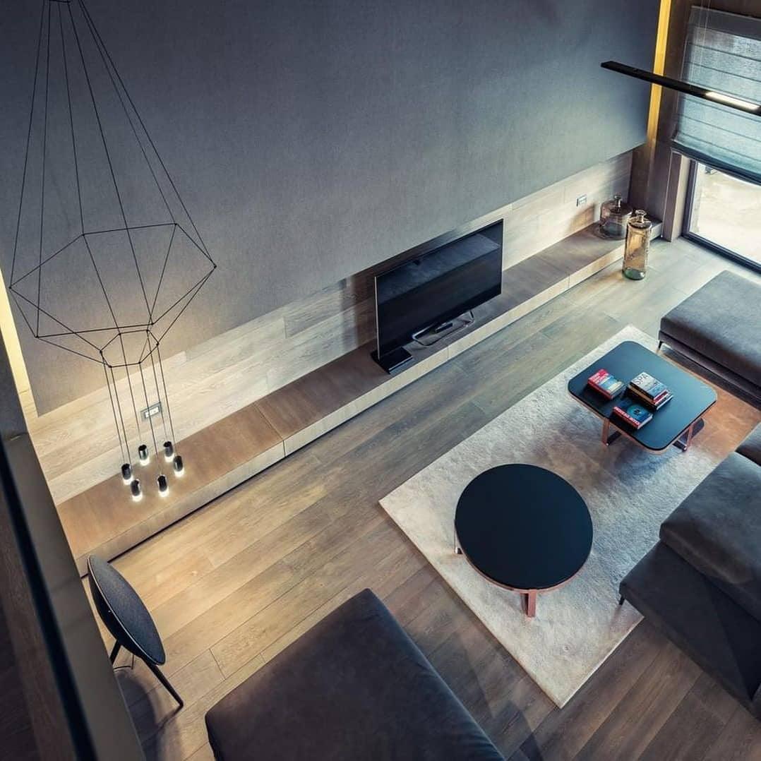 Bovena Pendant Lamp Geometric Wire Black LED-Neutral Decor