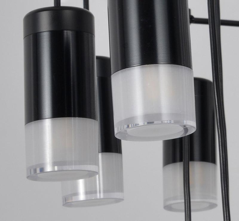 Bovena Pendant Lamp Geometric Wire Black LED-Neutral Decor