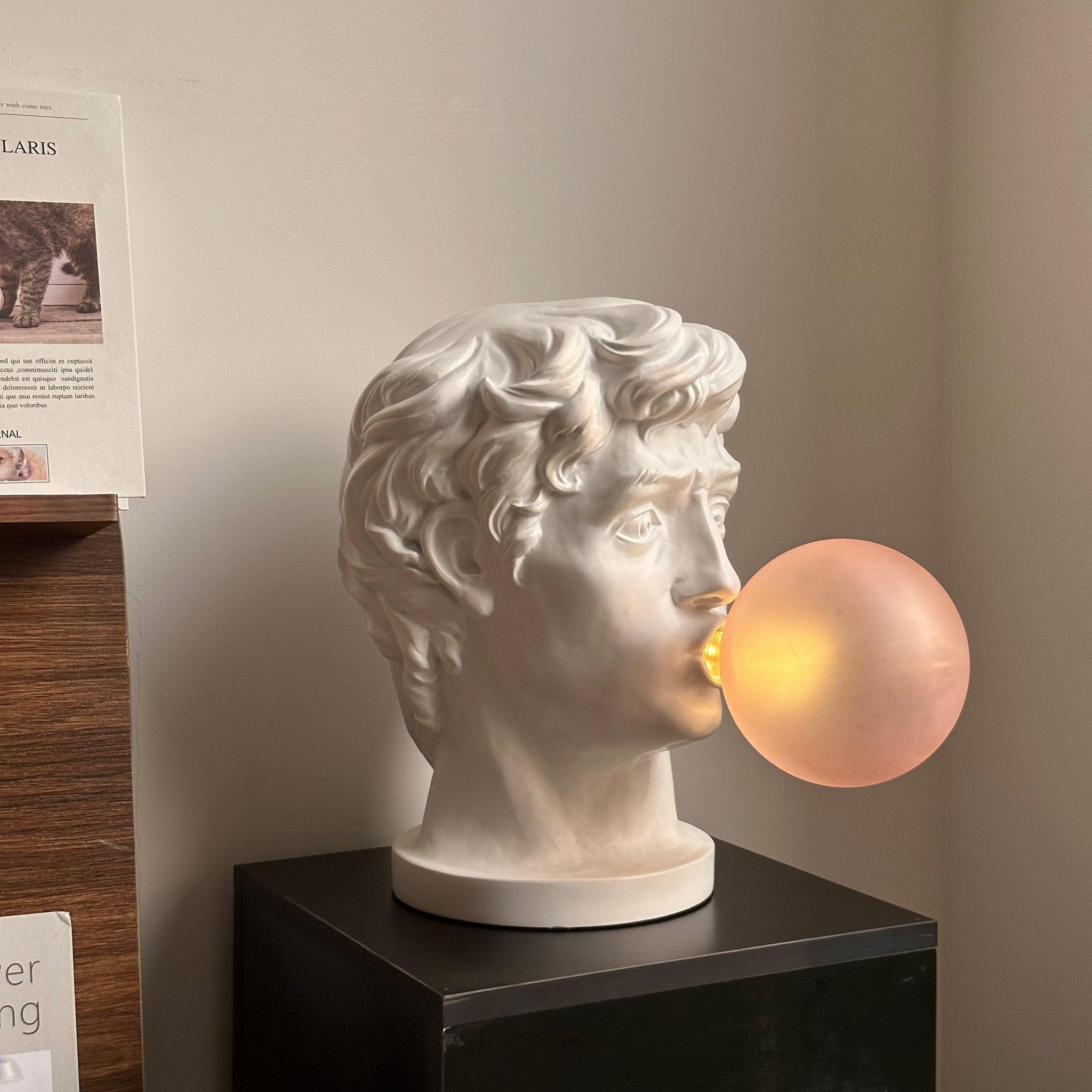 Vona Contemporary Glass Table Lamp-Neutral Decor