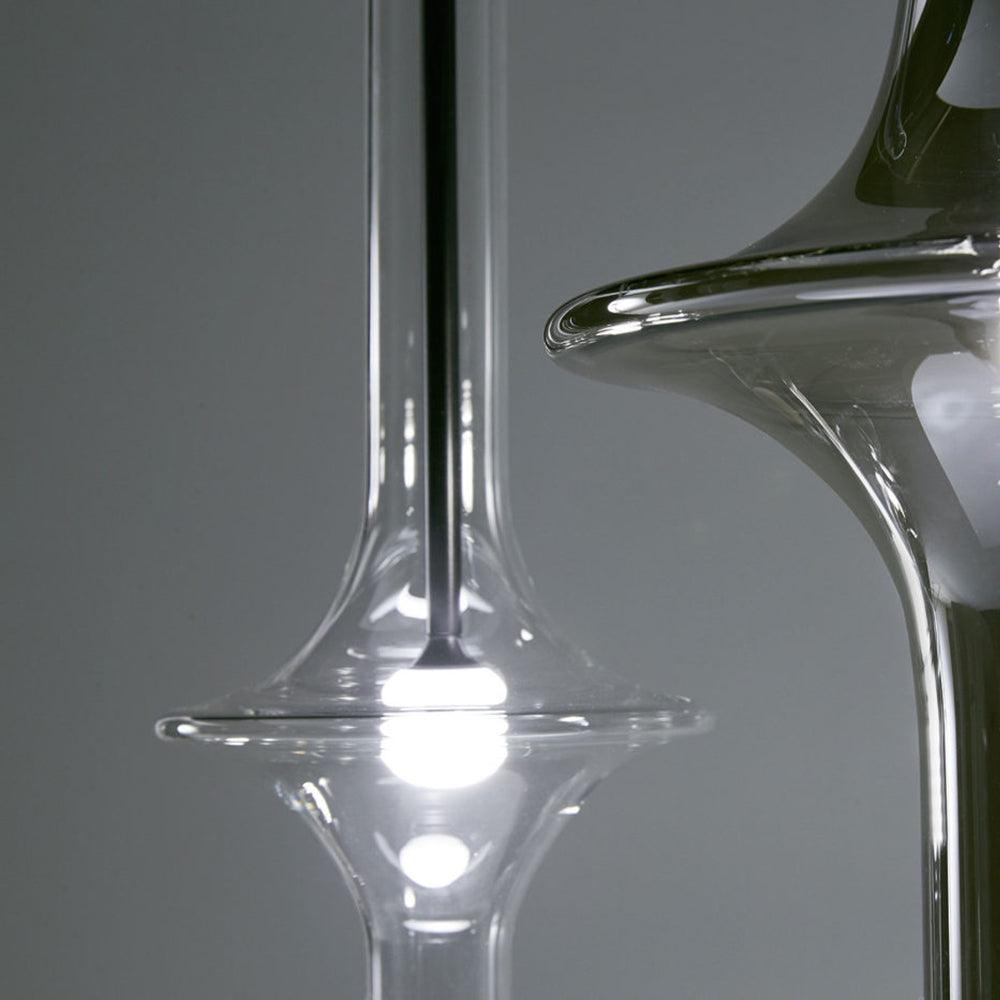 Sarenol Glass Industrial Glam Pendant Light-Neutral Decor