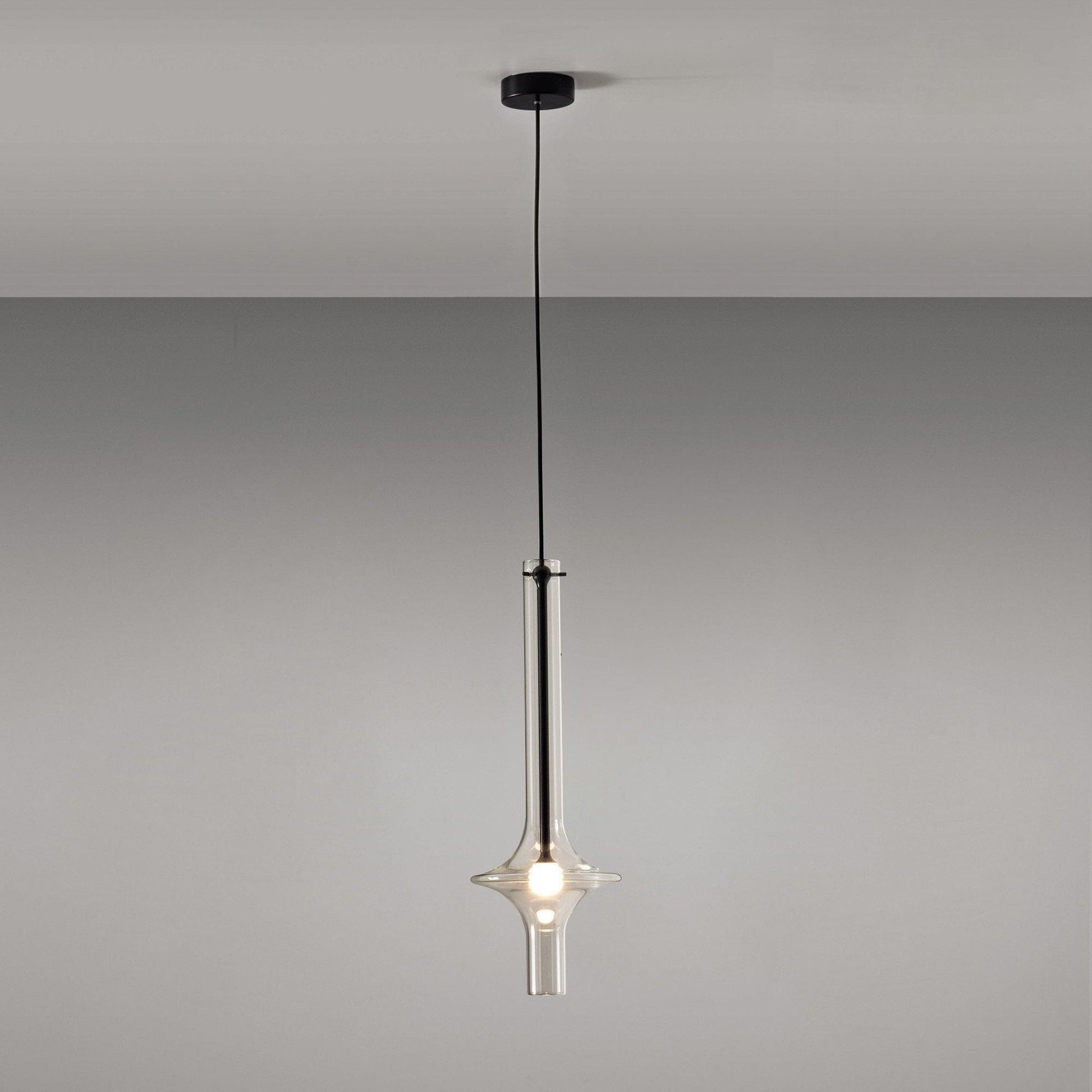 Sarenol Glass Industrial Glam Pendant Light-Neutral Decor