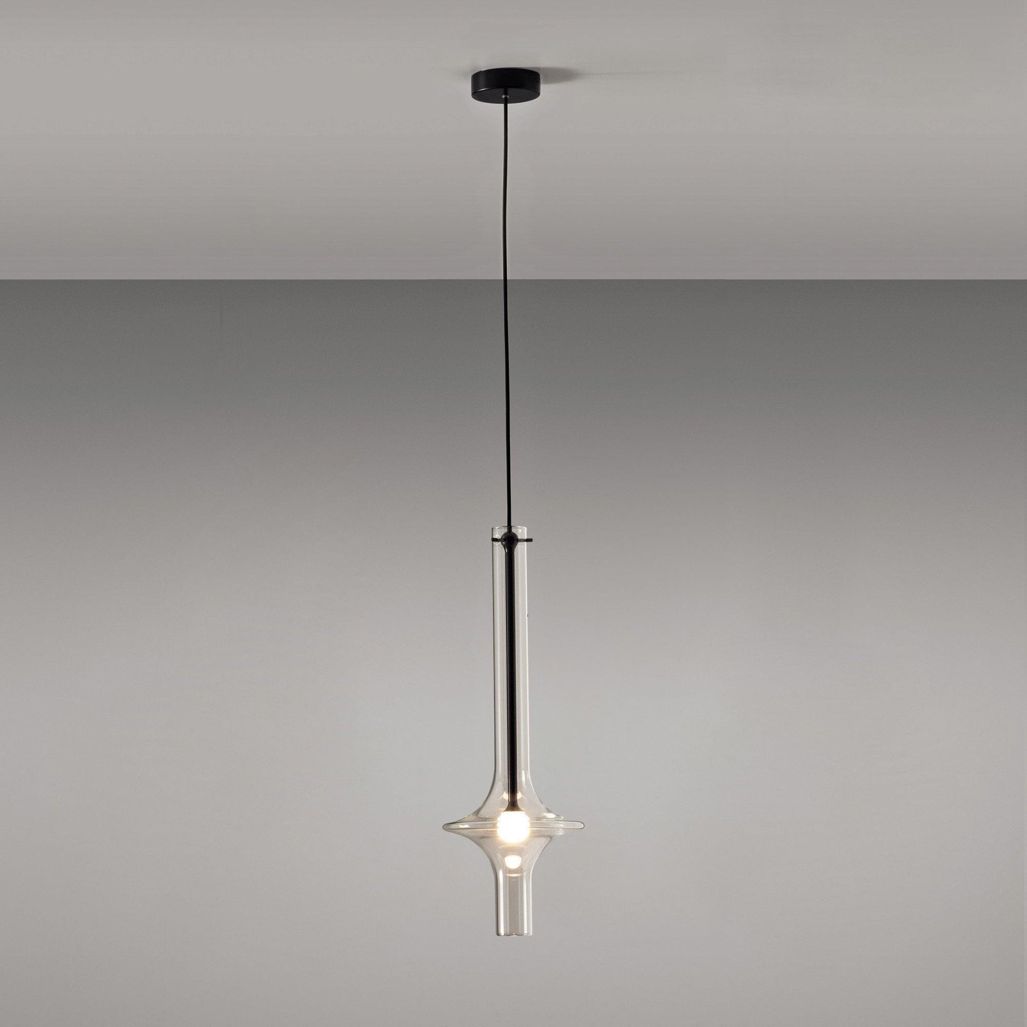 Sarenol Glass Industrial Glam Pendant Light-Neutral Decor