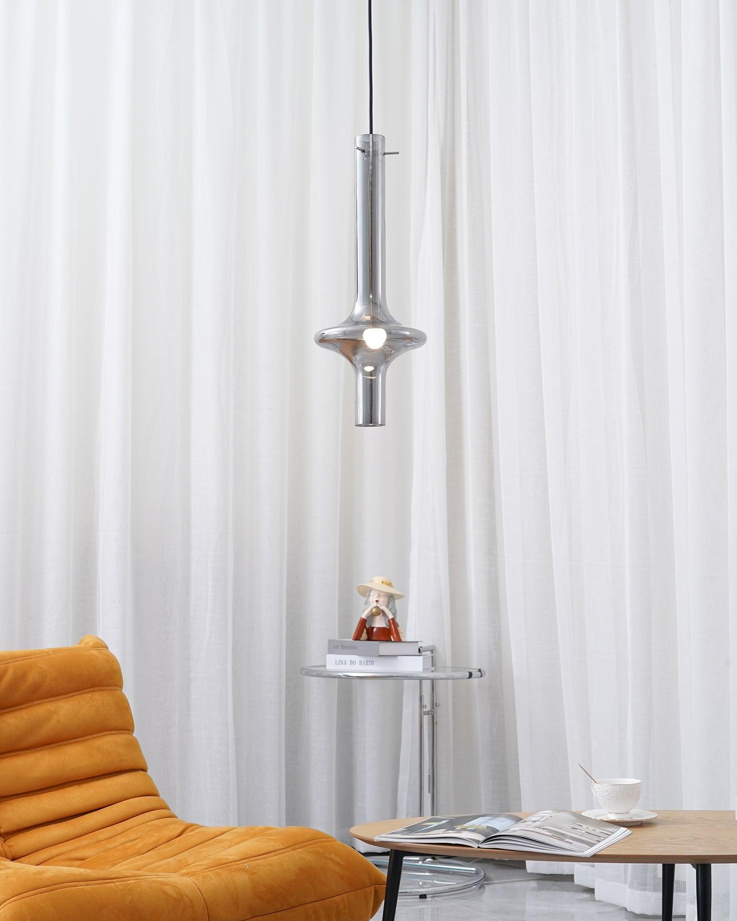 Sarenol Glass Industrial Glam Pendant Light-Neutral Decor