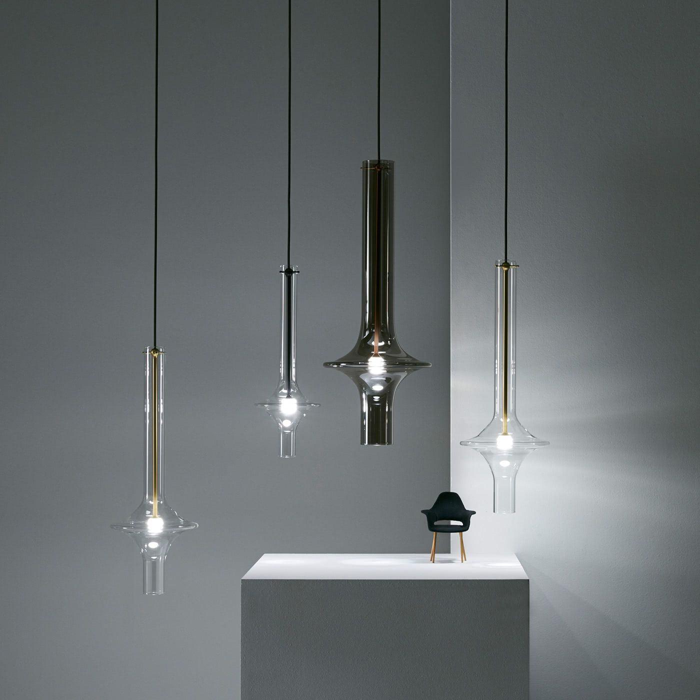 Sarenol Glass Industrial Glam Pendant Light-Neutral Decor