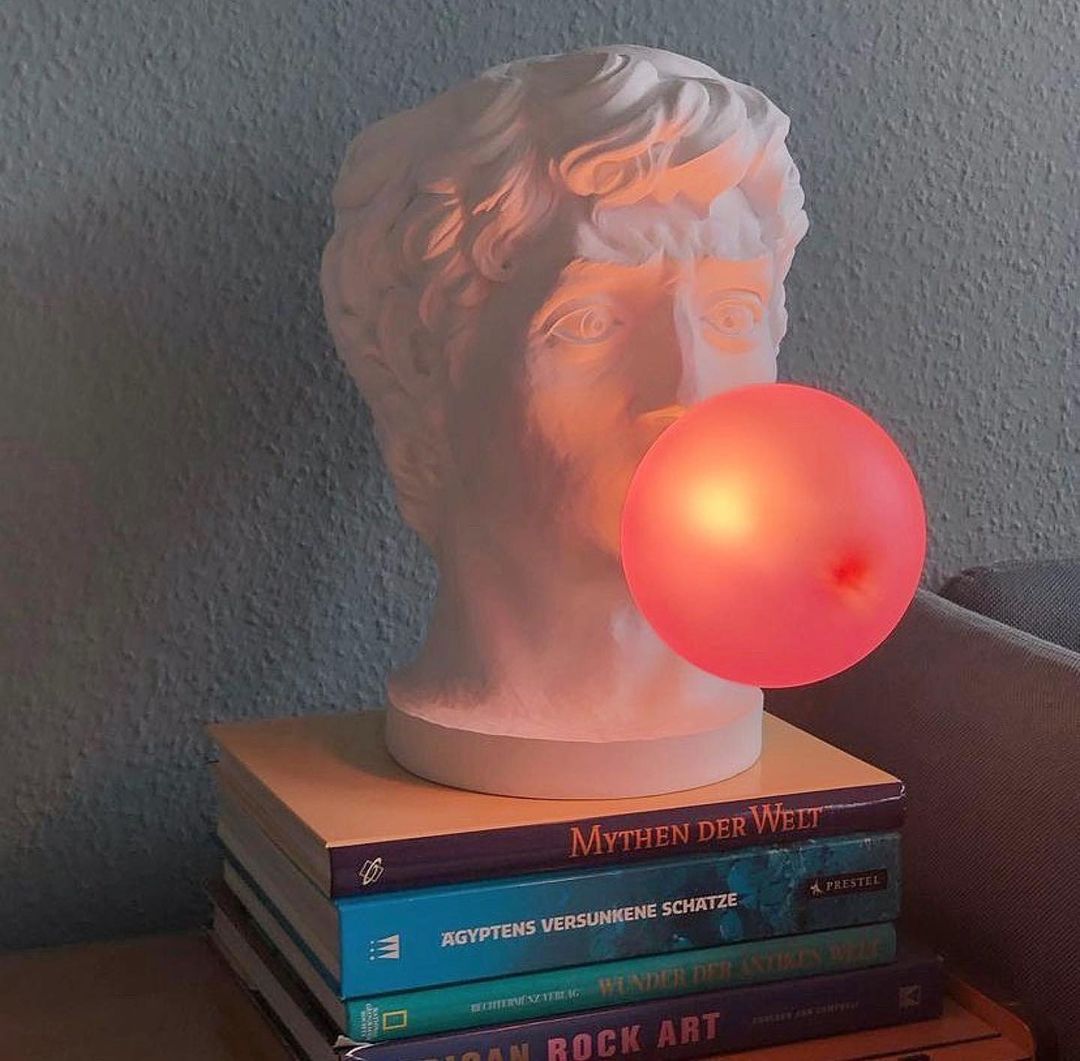 Vona Contemporary Glass Table Lamp-Neutral Decor