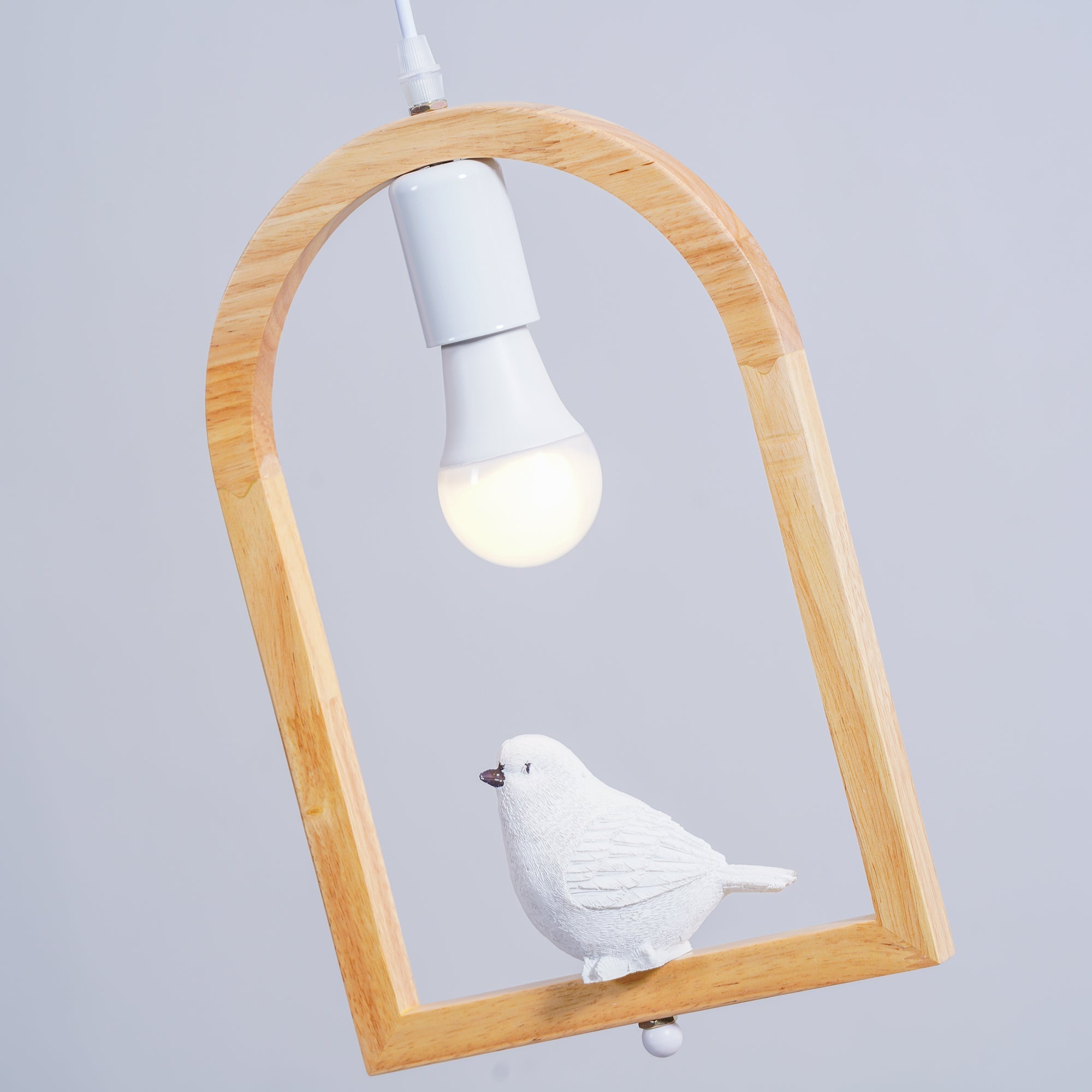 Ceda Wood Resin Pendant Light-Neutral Decor