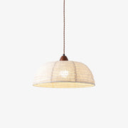 Elara Modern Fabric Pendant Light-Neutral Decor
