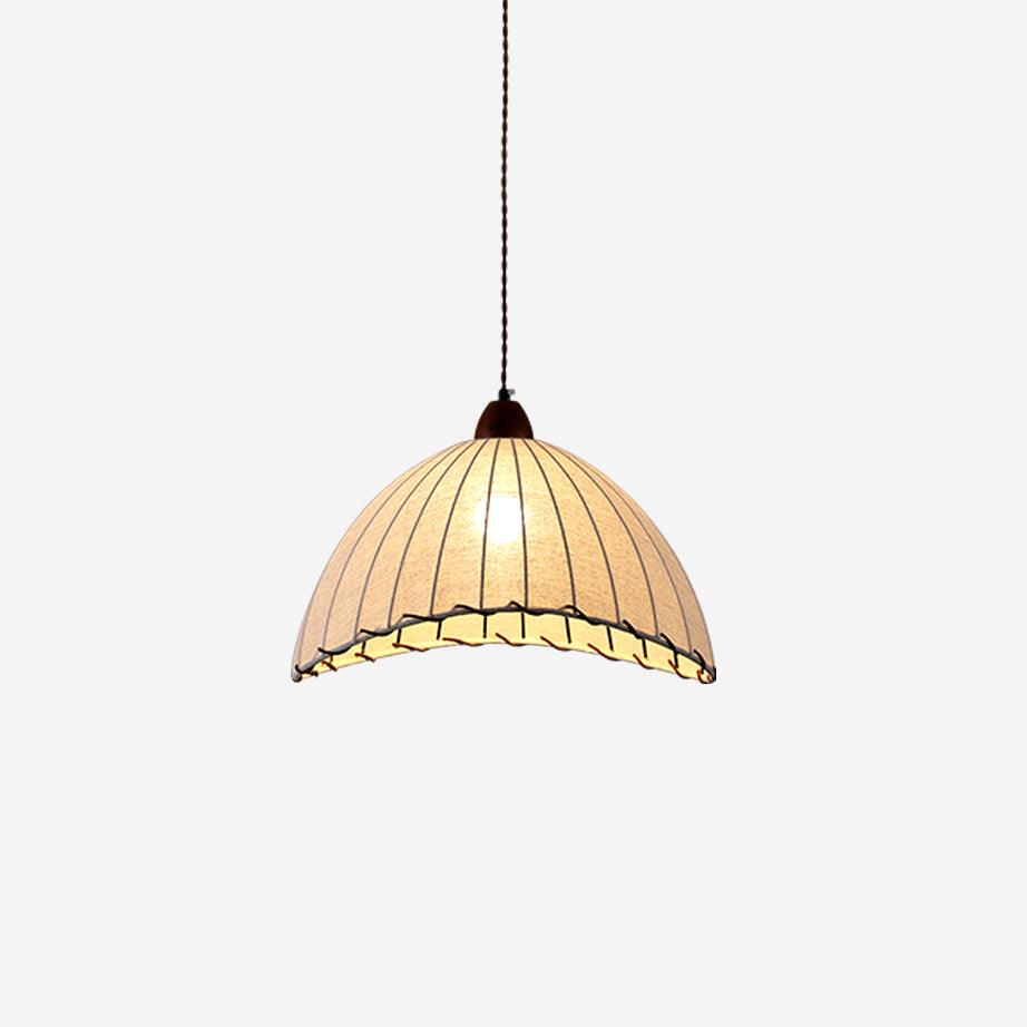 Elara Modern Fabric Pendant Light-Neutral Decor