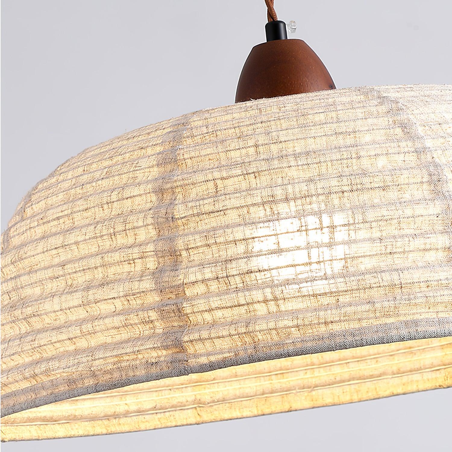 Elara Modern Fabric Pendant Light-Neutral Decor