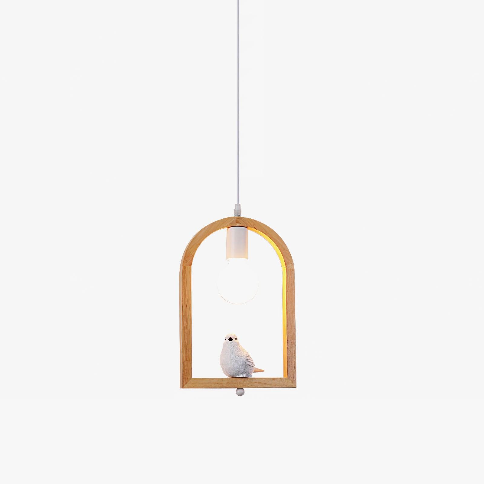 Ceda Wood Resin Pendant Light-Neutral Decor