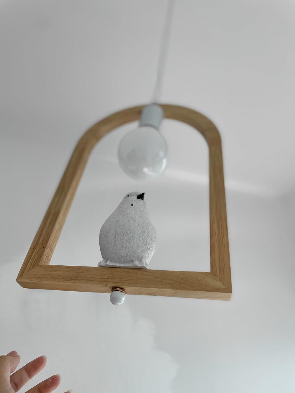 Ceda Wood Resin Pendant Light-Neutral Decor