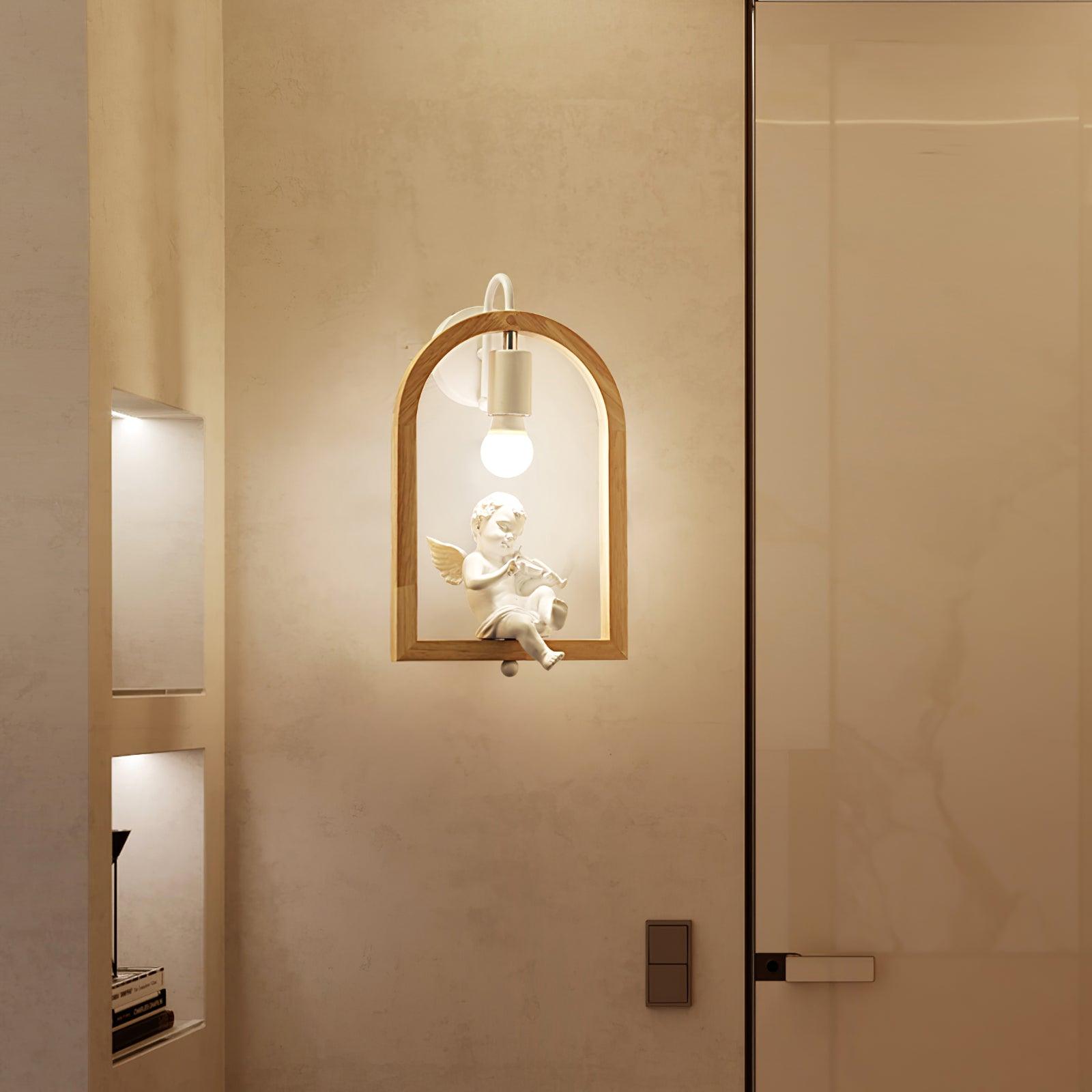 Cari Nordic Art Bird Resin Wall Light-Neutral Decor