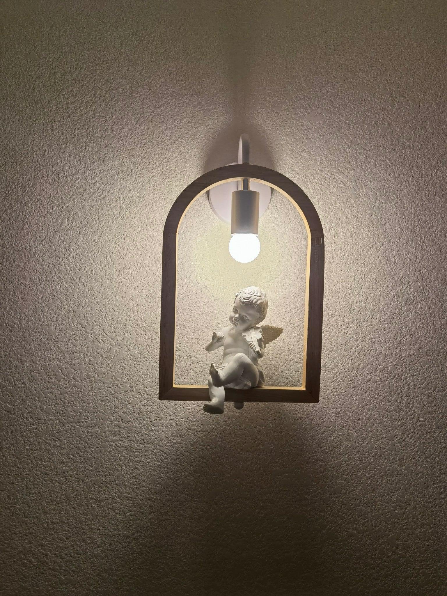 Cari Nordic Art Bird Resin Wall Light-Neutral Decor