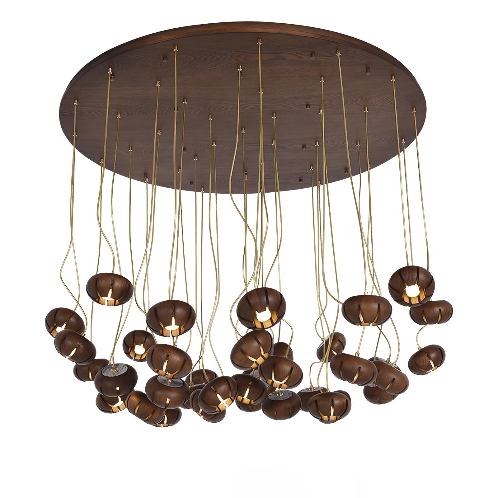 Zasorir Sculptural Marble Cluster Pendant Light-Neutral Decor
