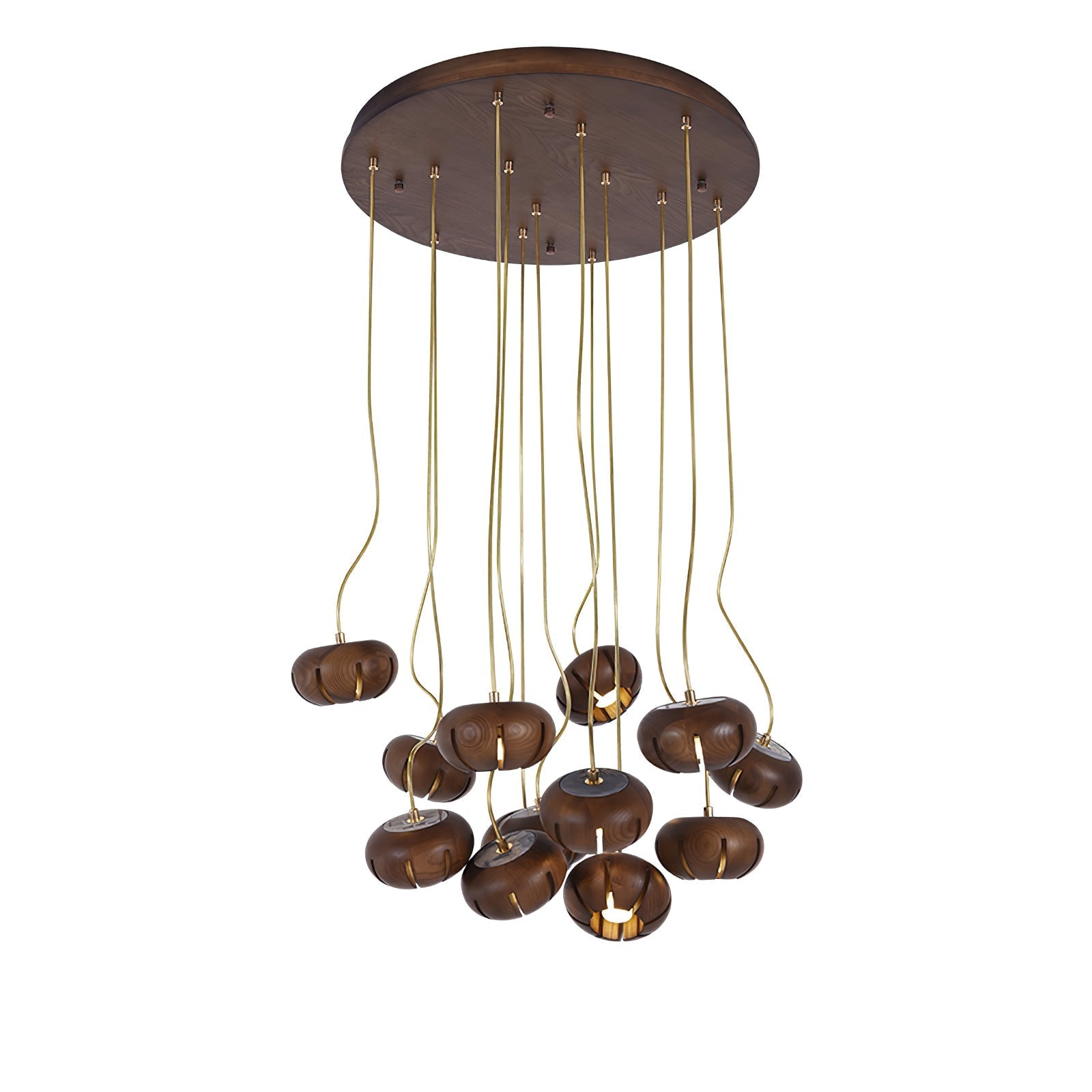 Zasorir Sculptural Marble Cluster Pendant Light-Neutral Decor