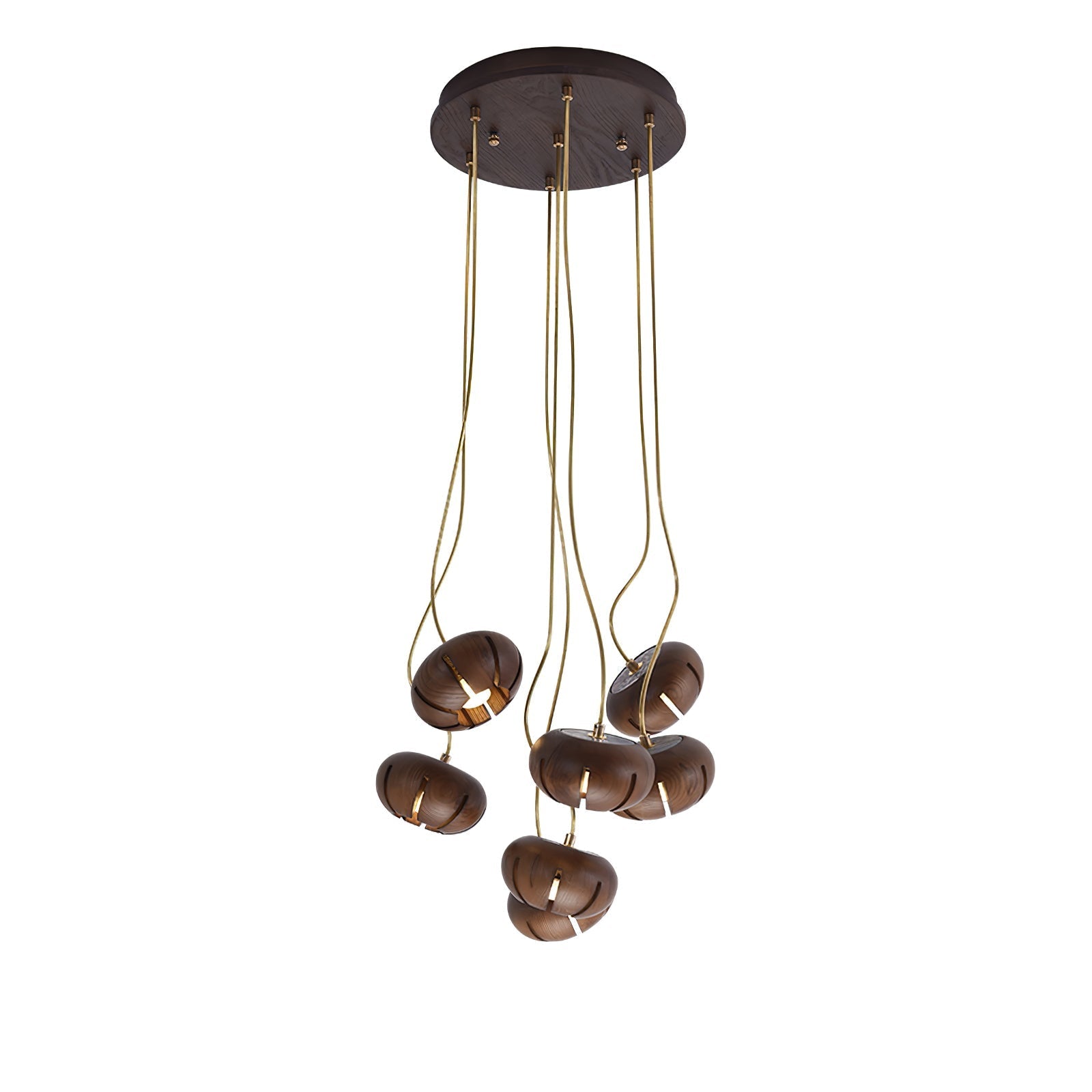 Zasorir Sculptural Marble Cluster Pendant Light-Neutral Decor