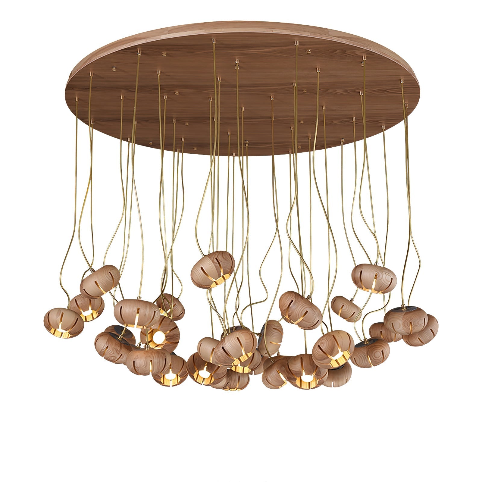 Zasorir Sculptural Marble Cluster Pendant Light-Neutral Decor