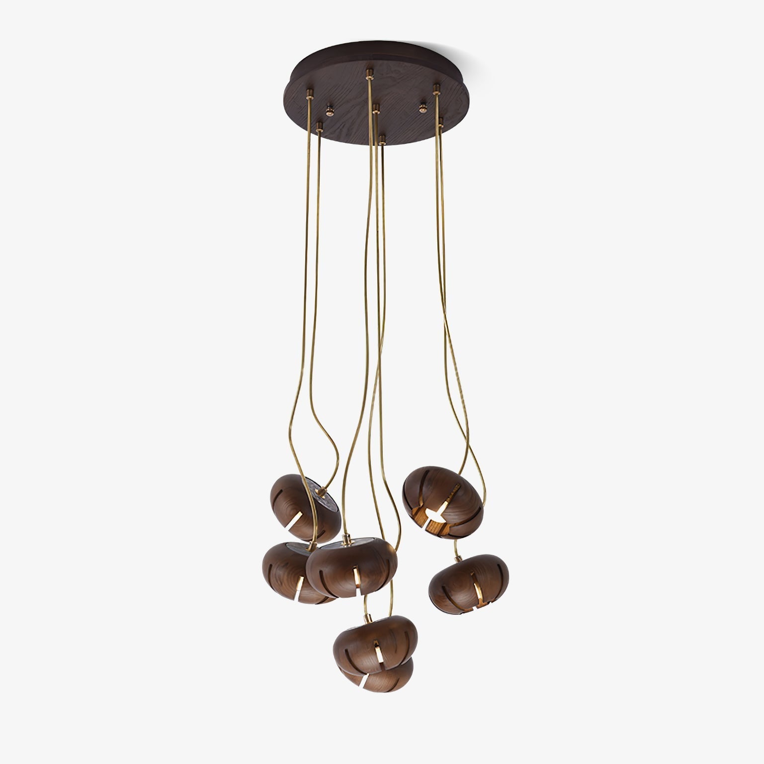 Zasorir Sculptural Marble Cluster Pendant Light-Neutral Decor