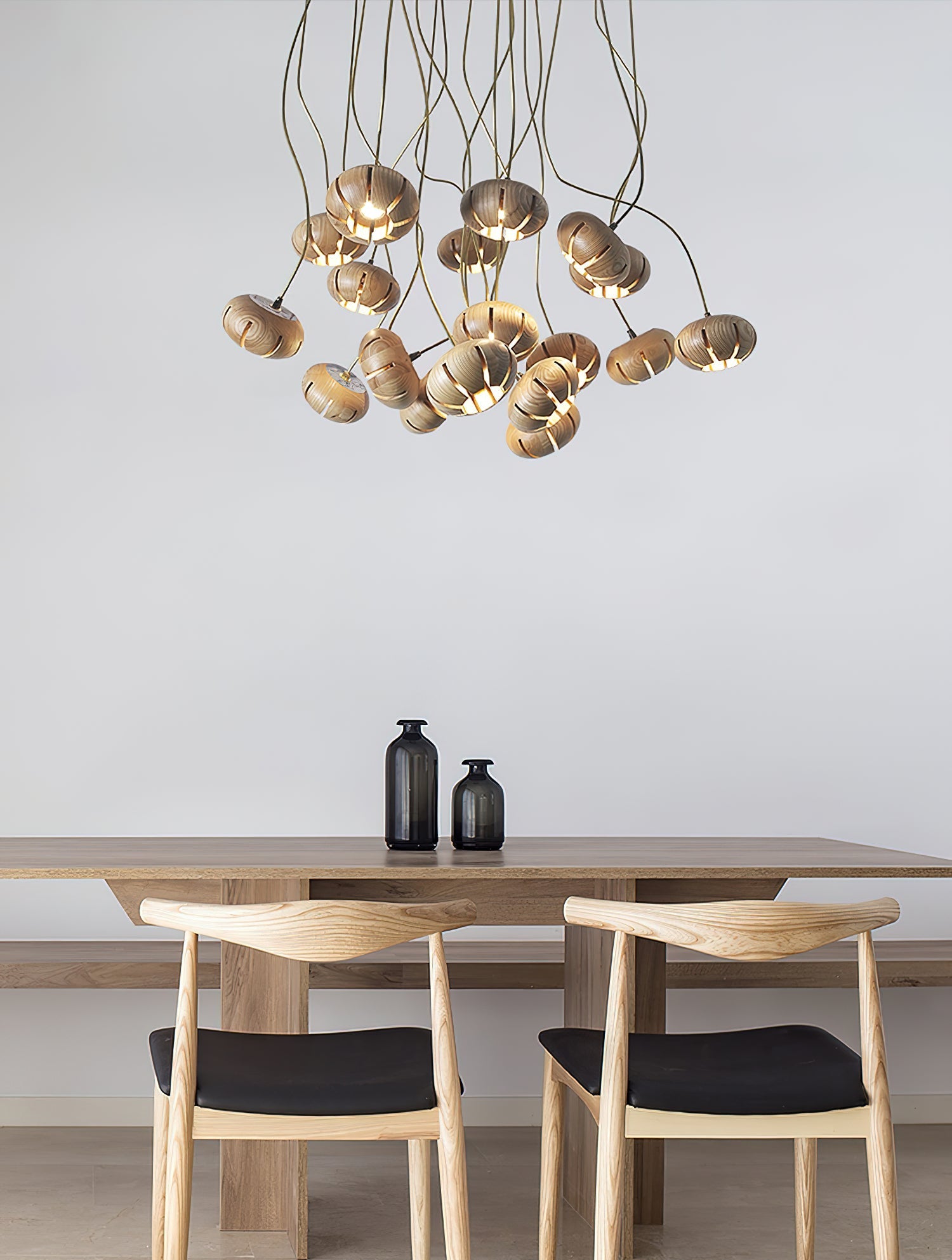 Zasorir Sculptural Marble Cluster Pendant Light-Neutral Decor