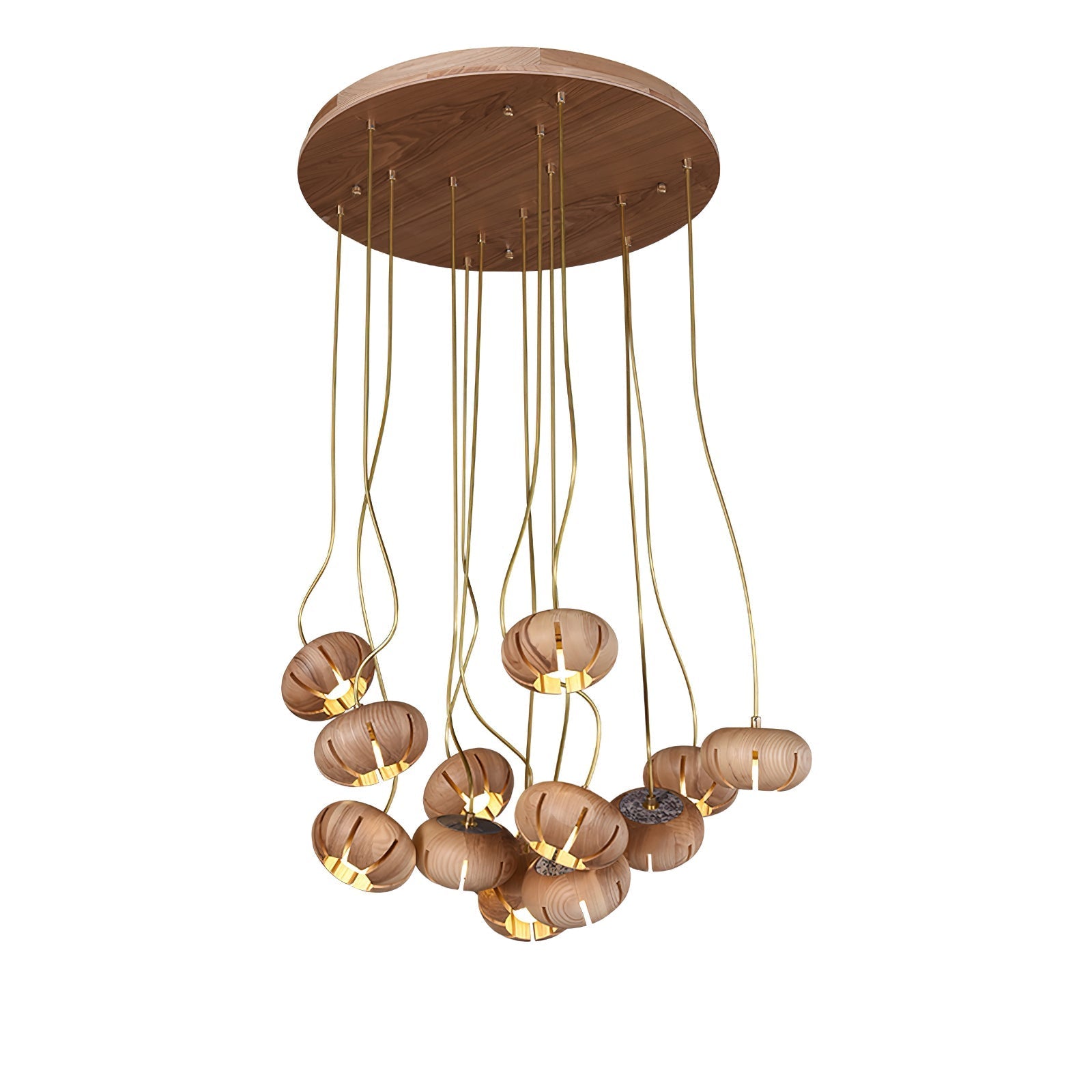 Zasorir Sculptural Marble Cluster Pendant Light-Neutral Decor