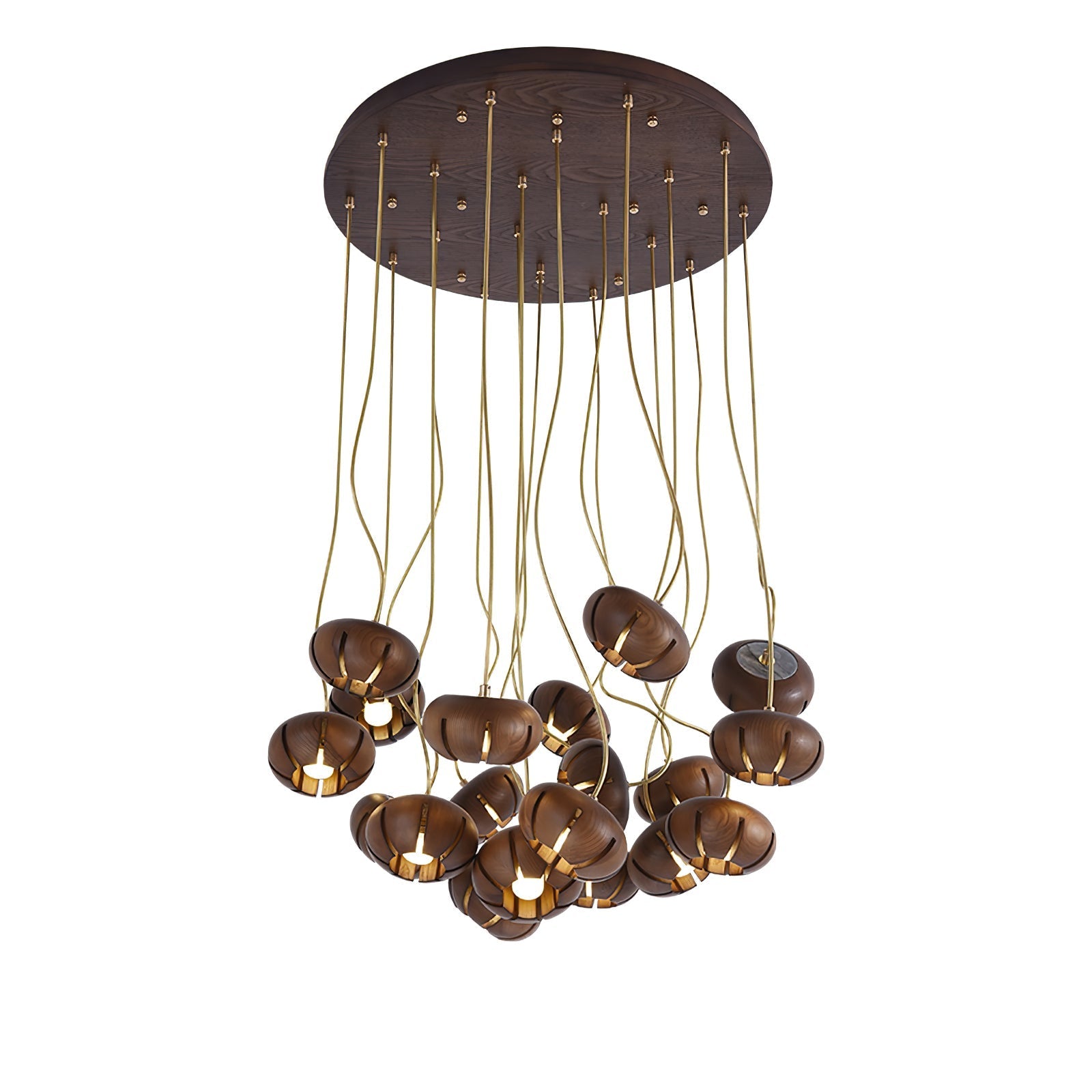 Zasorir Sculptural Marble Cluster Pendant Light-Neutral Decor