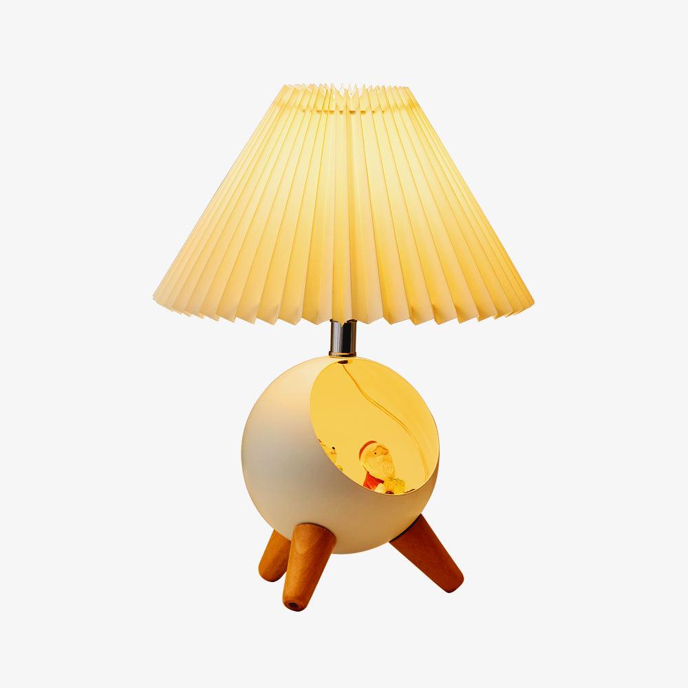 Hazelle Modern Fabric Table Lamp-Neutral Decor