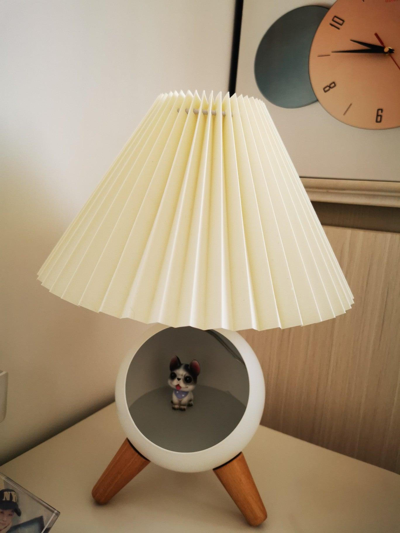 Hazelle Modern Fabric Table Lamp-Neutral Decor