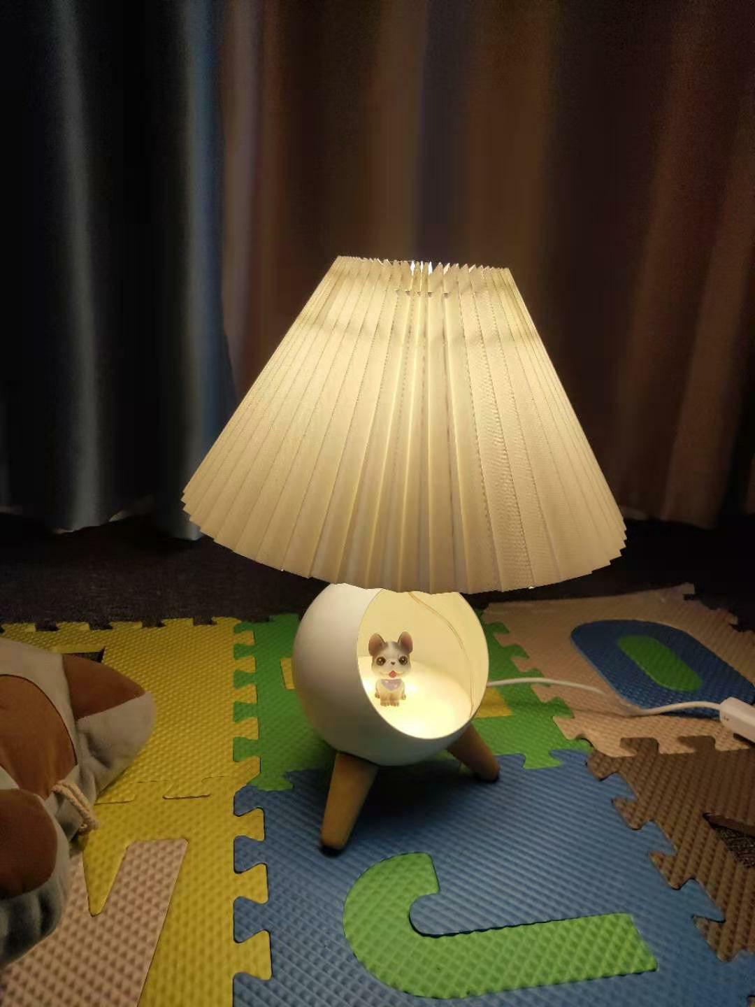 Hazelle Modern Fabric Table Lamp-Neutral Decor