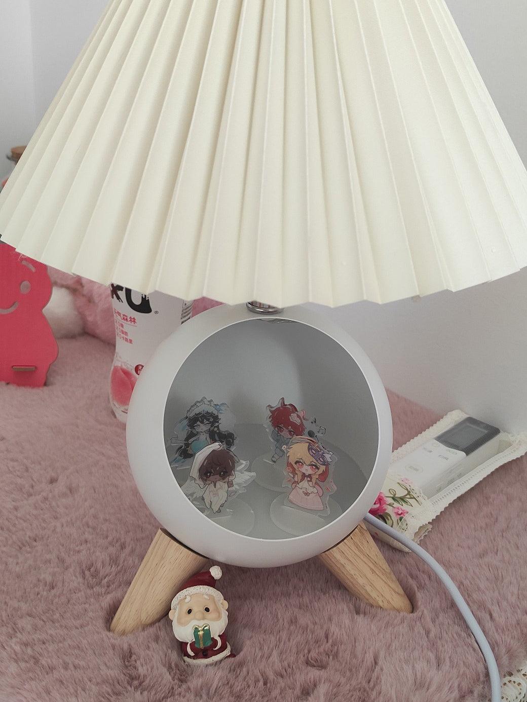 Hazelle Modern Fabric Table Lamp-Neutral Decor
