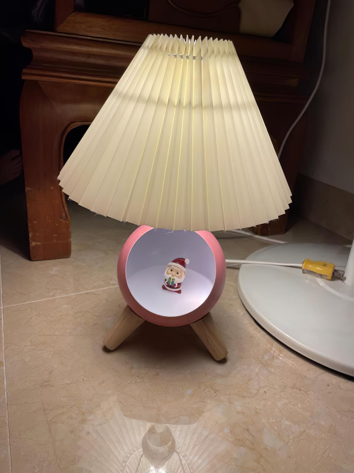 Hazelle Modern Fabric Table Lamp-Neutral Decor