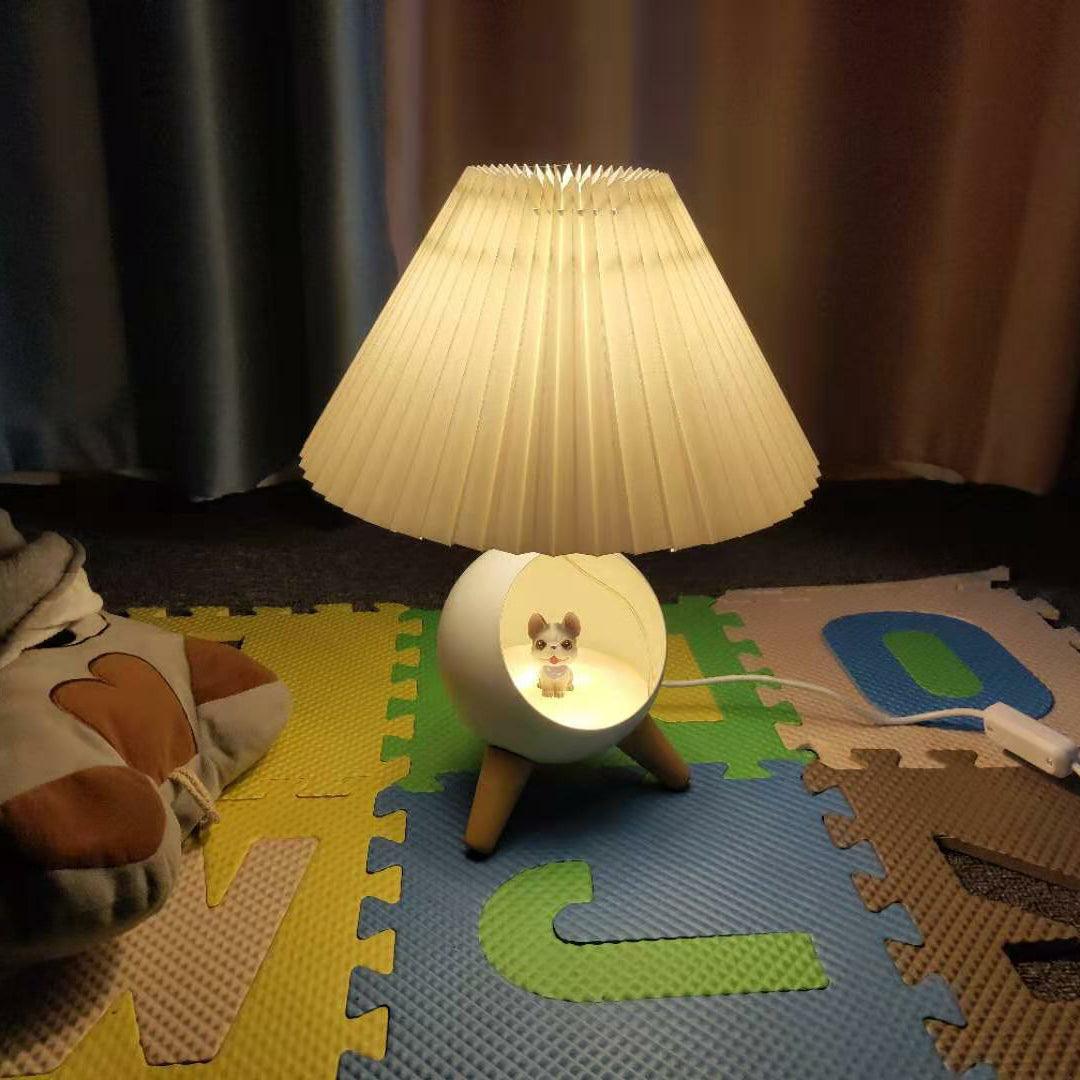 Hazelle Modern Fabric Table Lamp-Neutral Decor