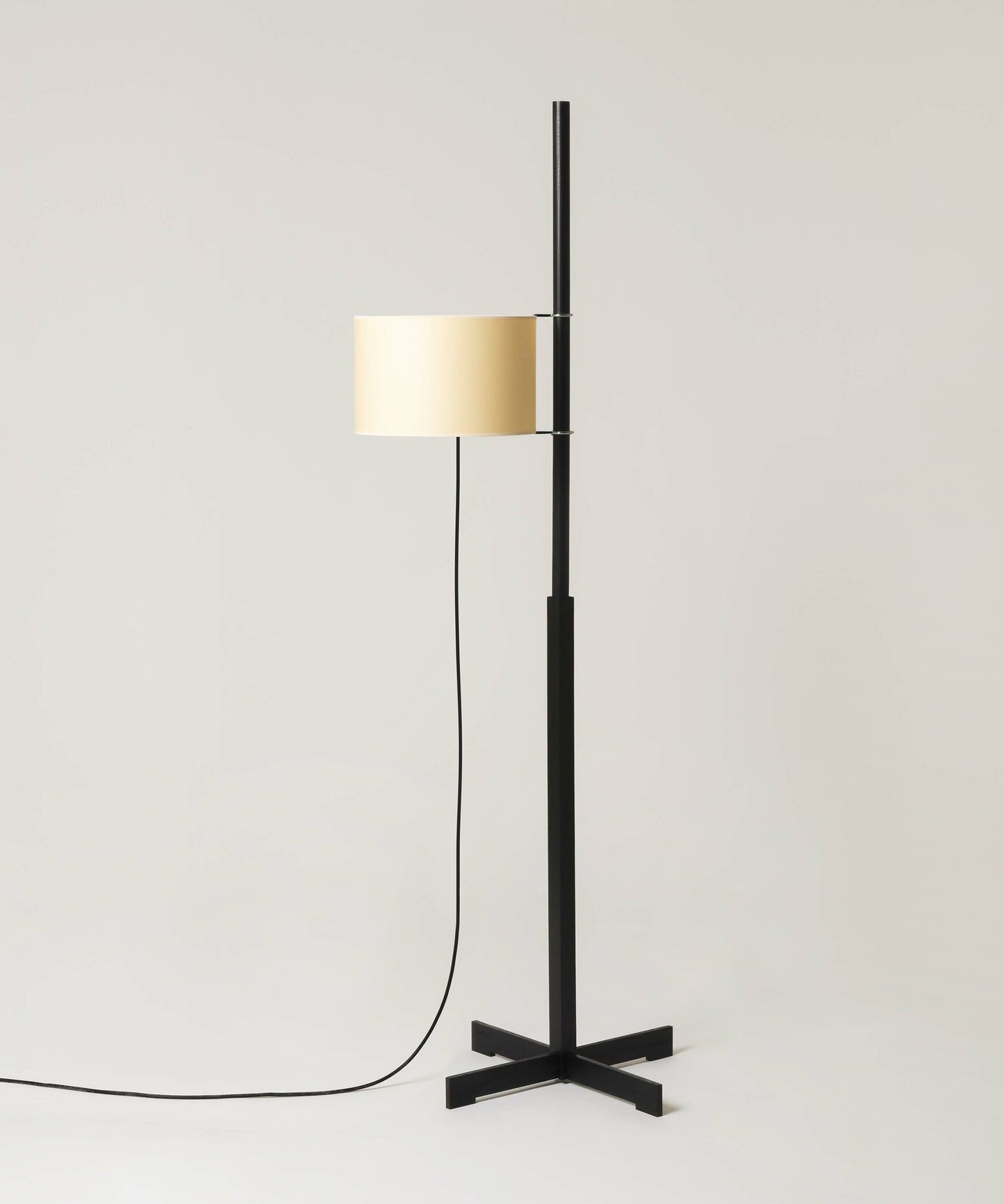 Jex Wood Fabric Floor Lamp-Neutral Decor