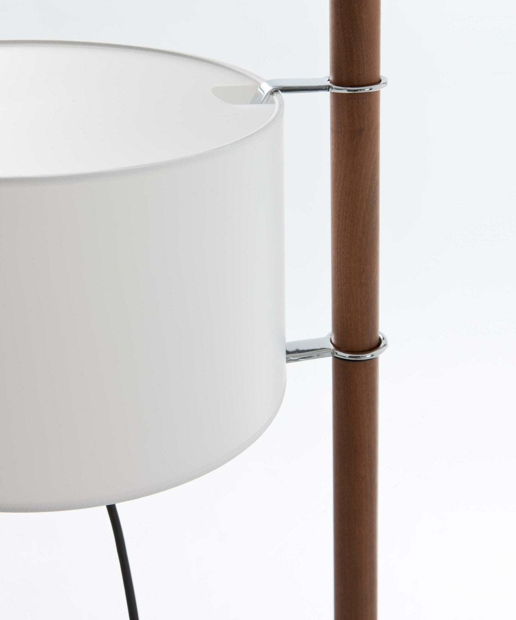 Jex Wood Fabric Floor Lamp-Neutral Decor
