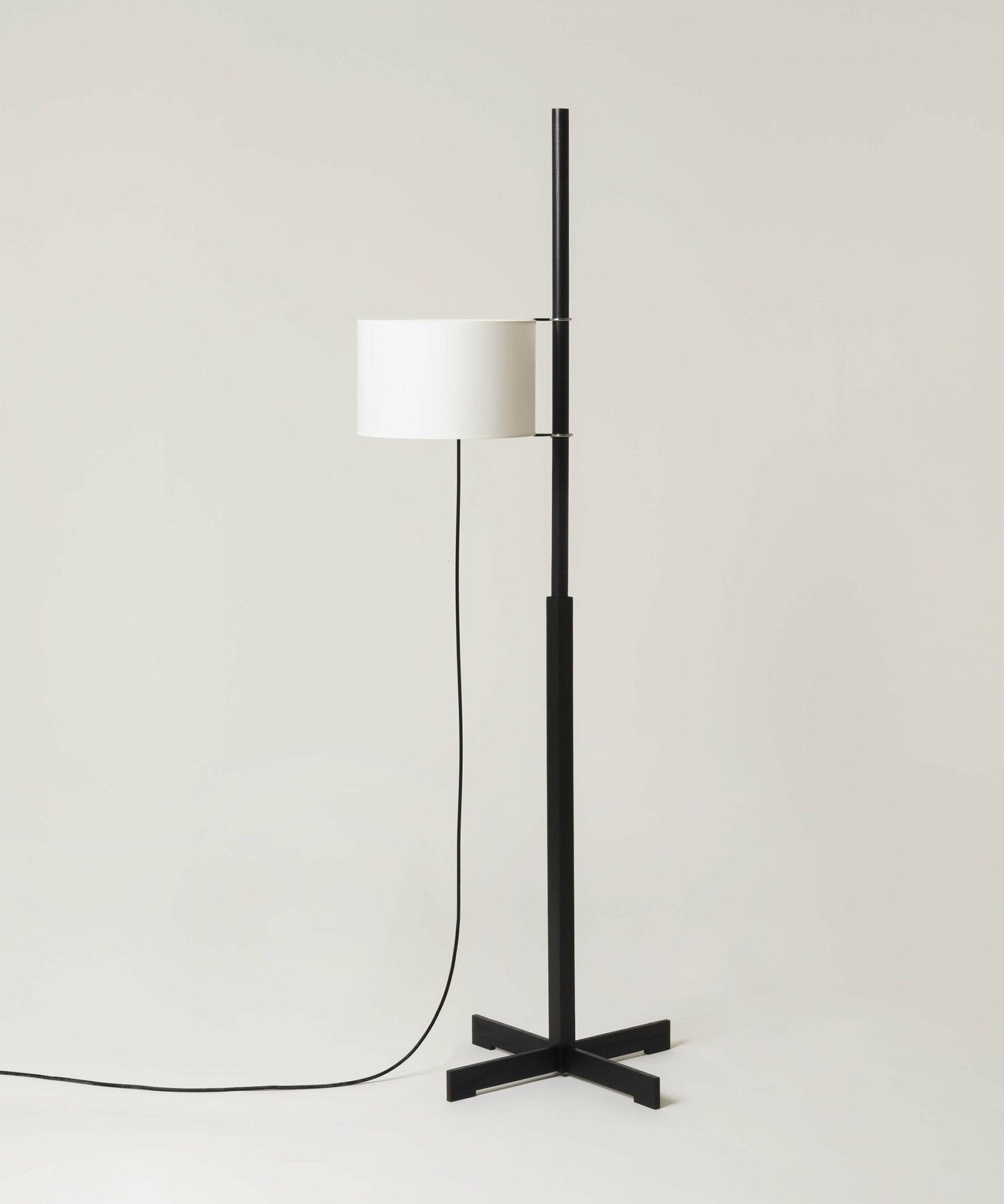 Jex Wood Fabric Floor Lamp-Neutral Decor