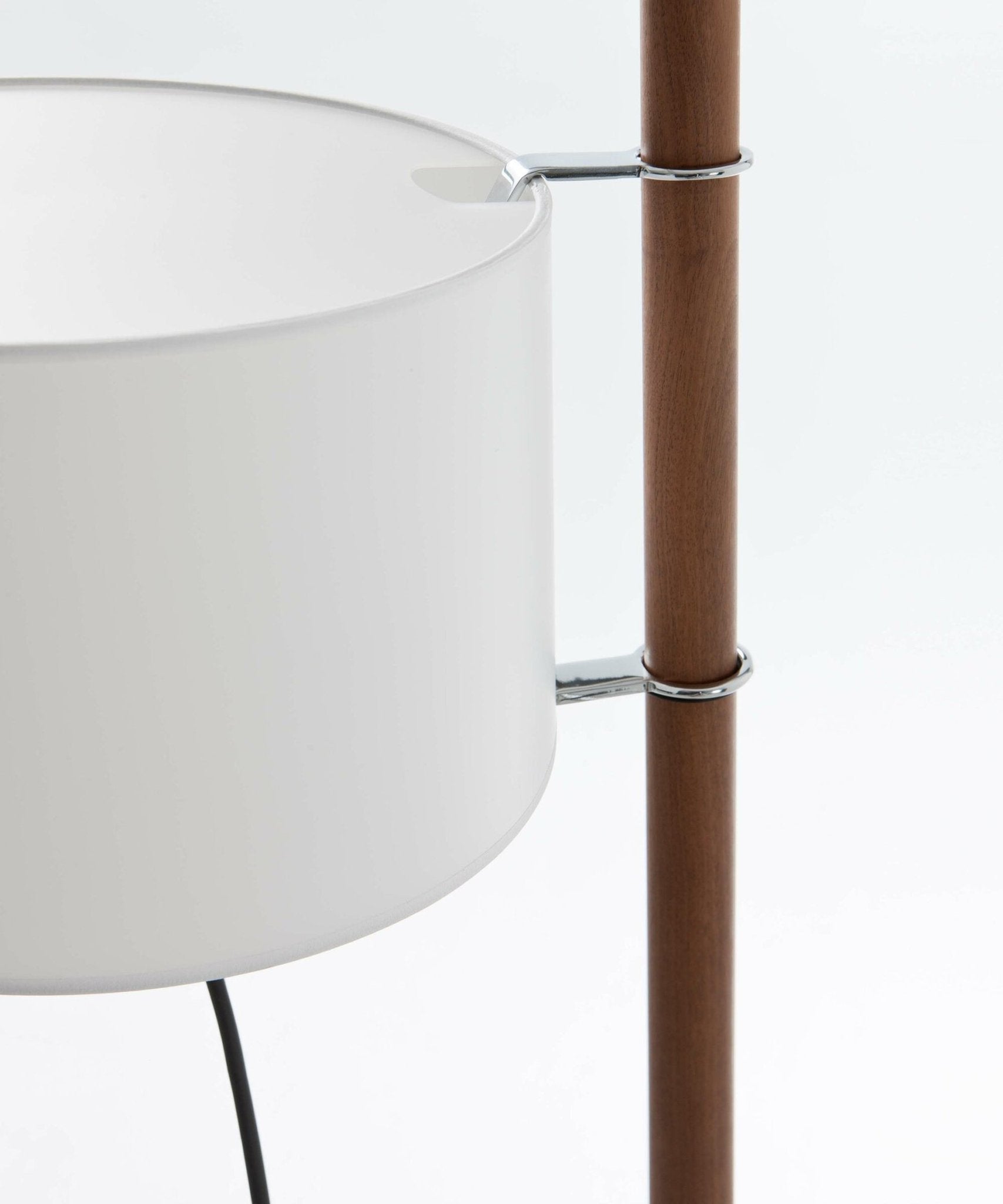 Jex Wood Fabric Floor Lamp-Neutral Decor