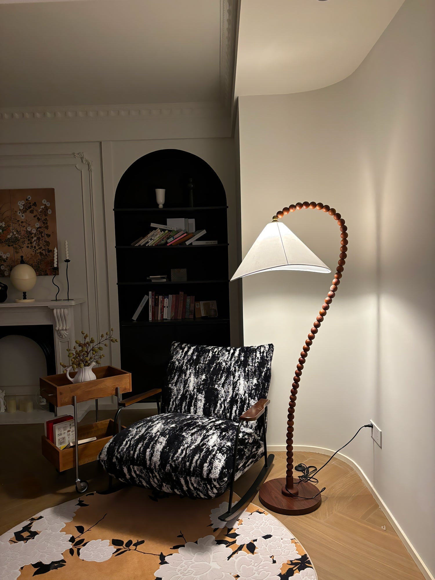 Nadia Modern Wood Floor Lamp-Neutral Decor