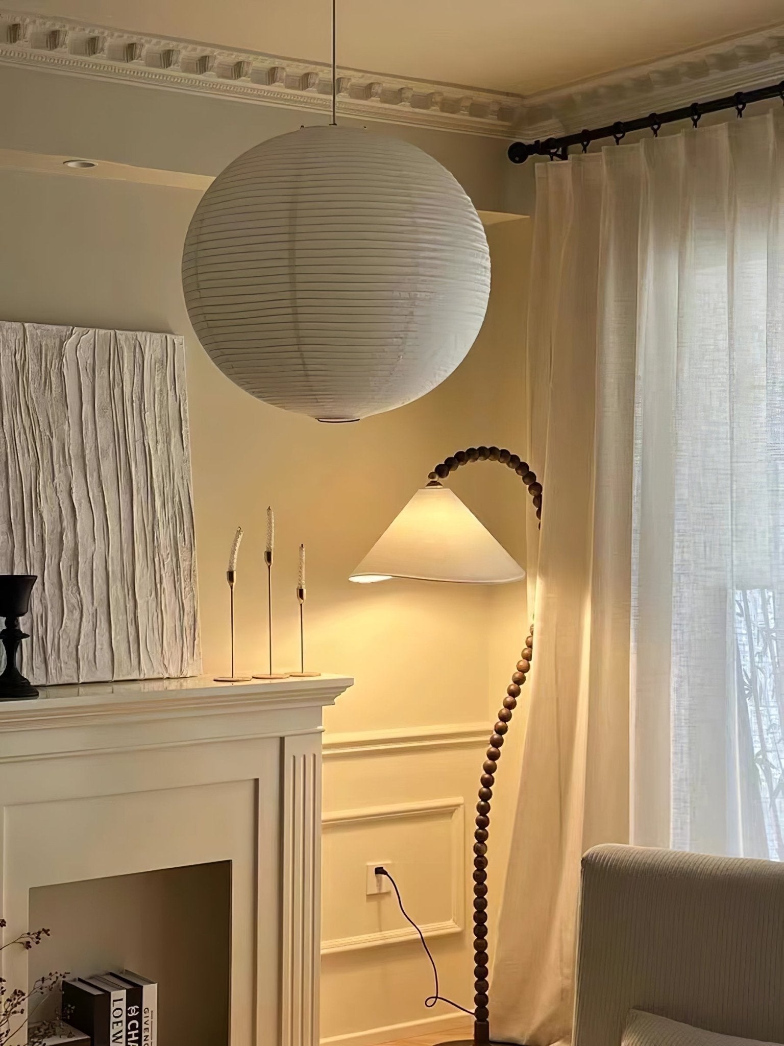 Nadia Modern Wood Floor Lamp-Neutral Decor