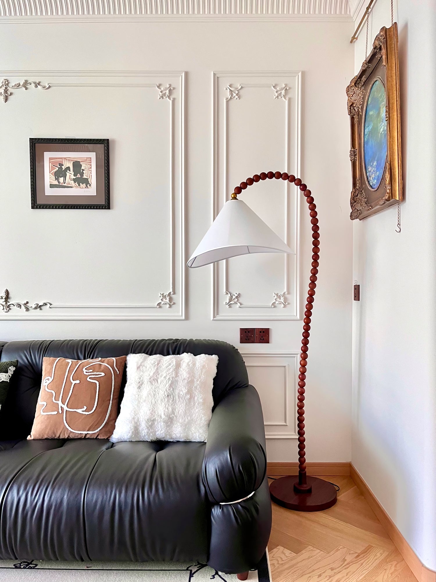 Nadia Modern Wood Floor Lamp-Neutral Decor