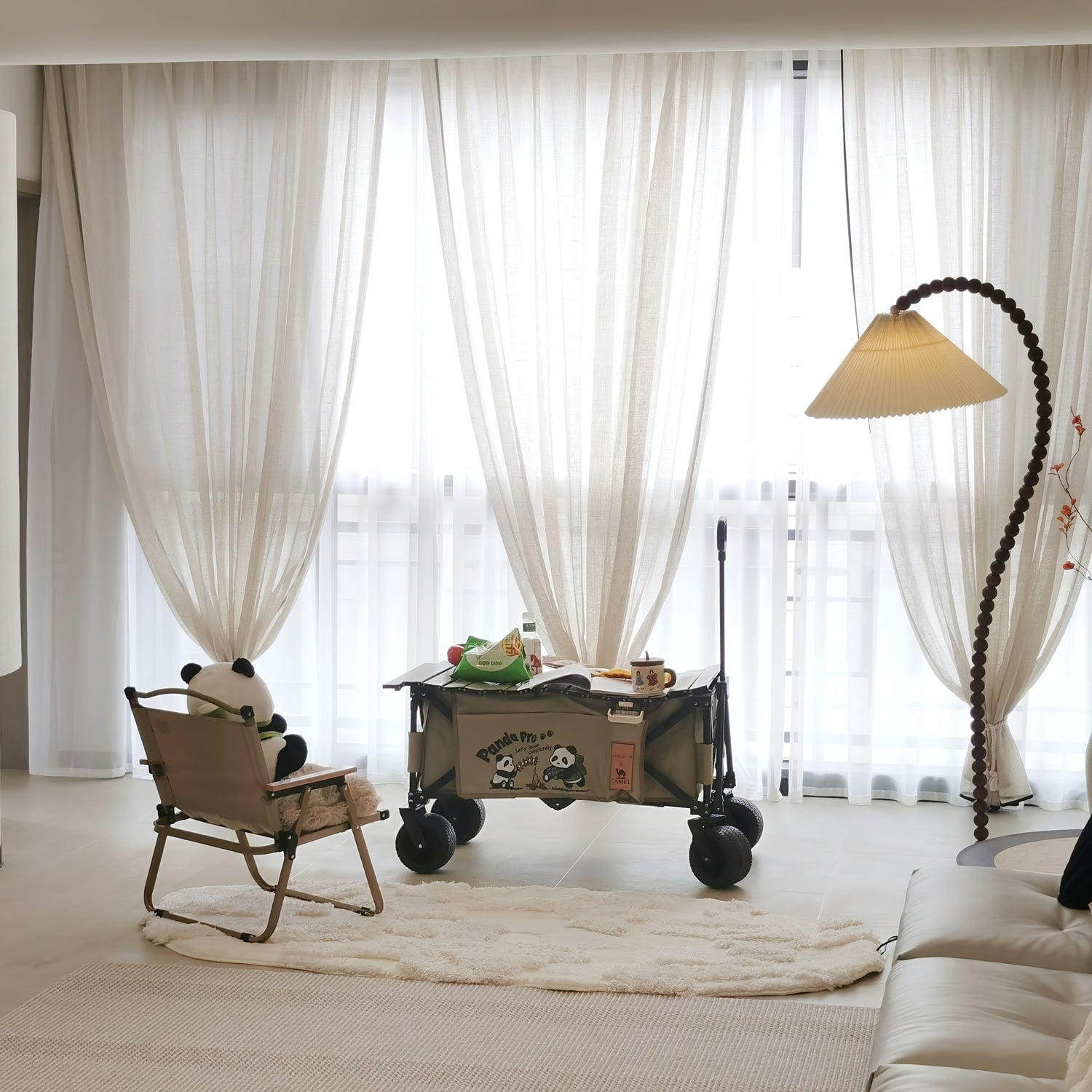 Nadia Modern Wood Floor Lamp-Neutral Decor