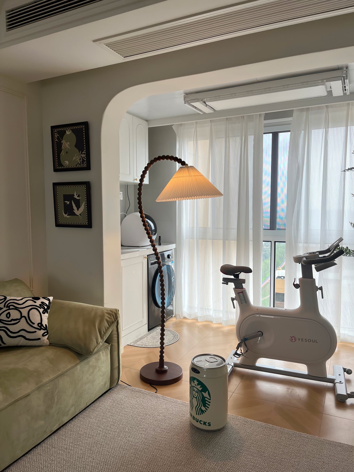 Nadia Modern Wood Floor Lamp-Neutral Decor