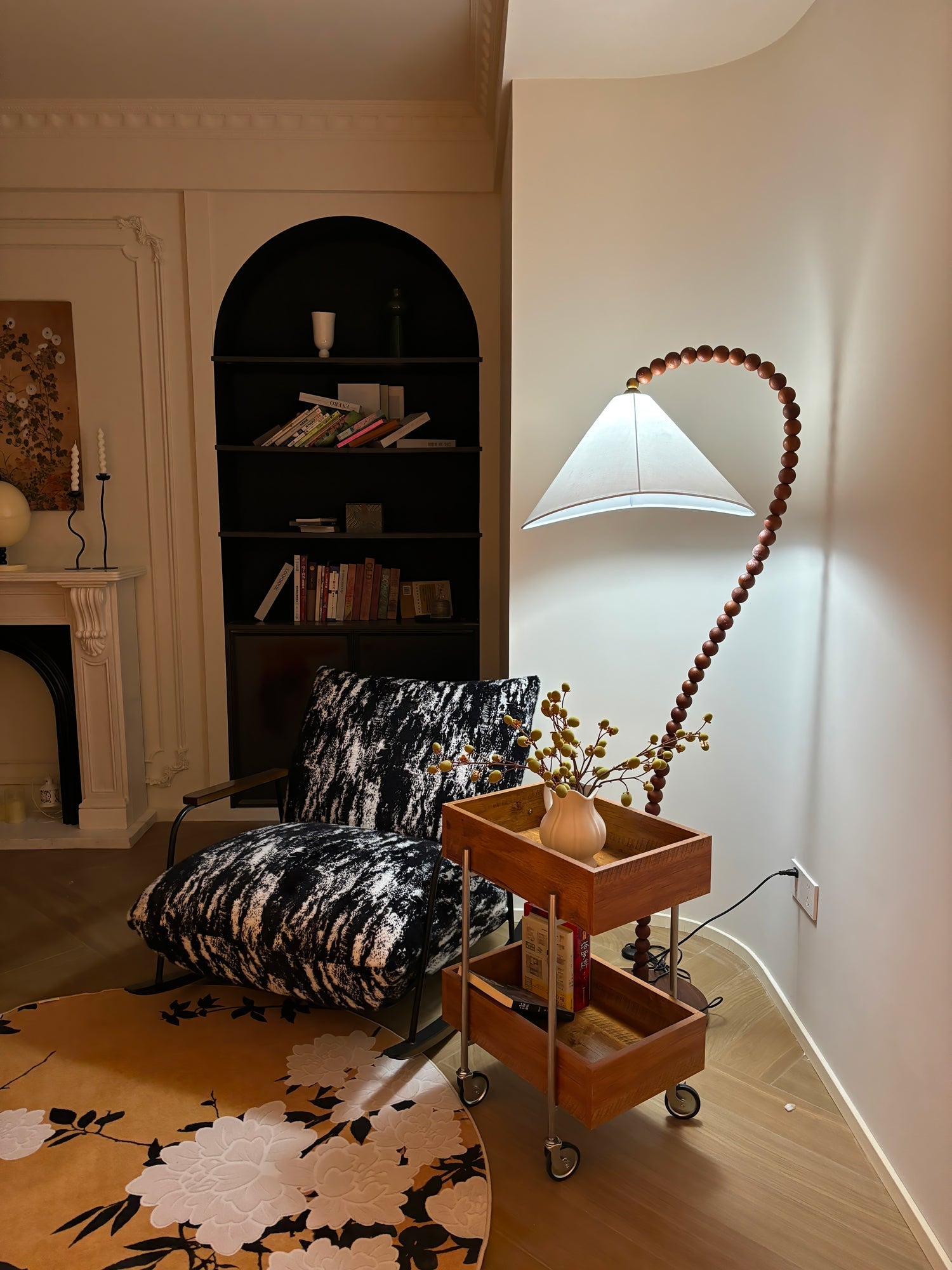 Nadia Modern Wood Floor Lamp-Neutral Decor